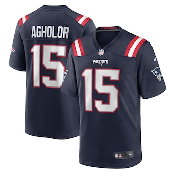 mens nike nelson agholor navy new england patriots game play
